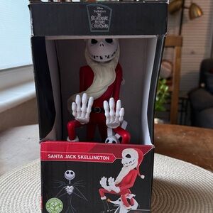 Disney Red and White Santa Jack Skellington Figure